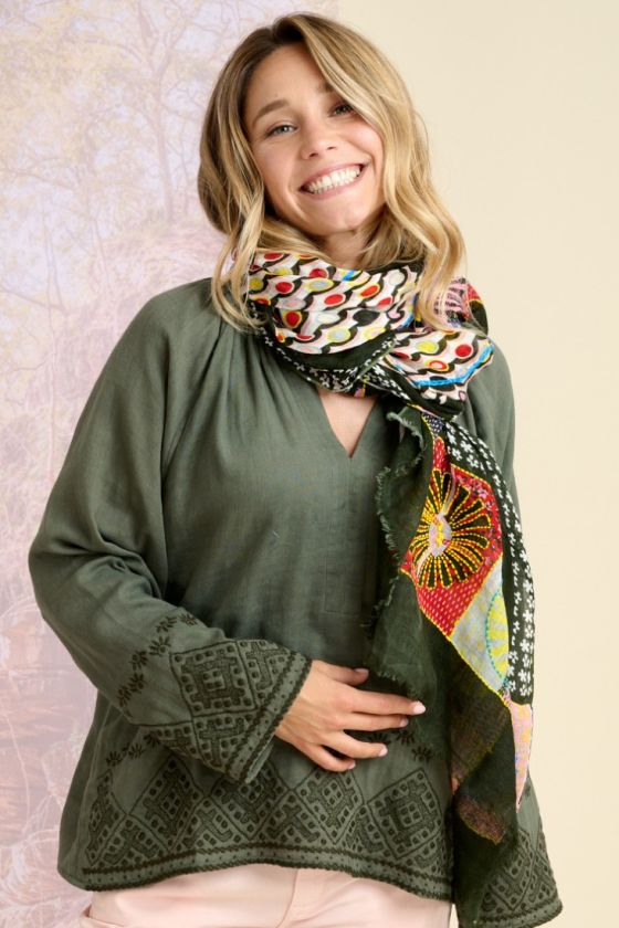 BELLA Wool Scarf - - Storiatipic