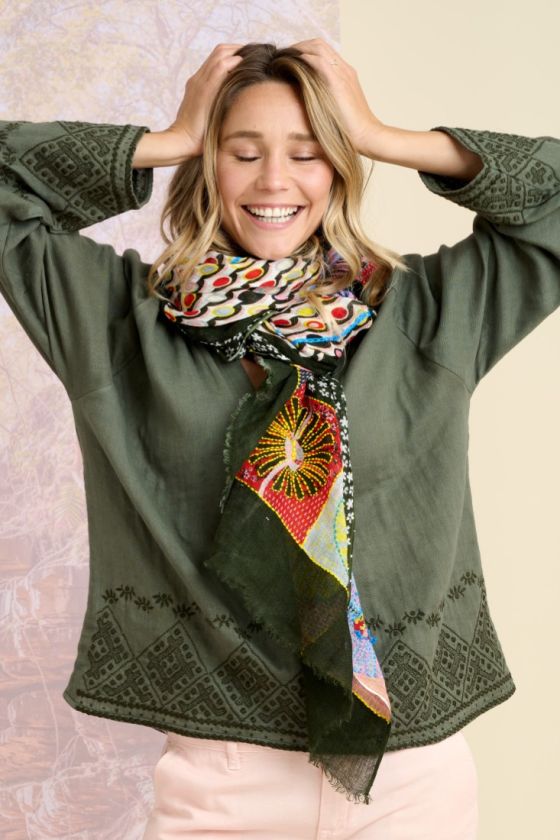 BELLA Wool Scarf - - Storiatipic