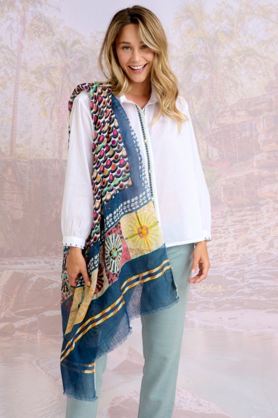 BELLA Wool Scarf - - Storiatipic