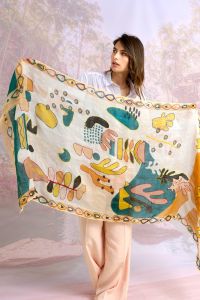 BIANCA Wool Scarf - - Storiatipic BIANCA Wool Scarf - - Storiatipic