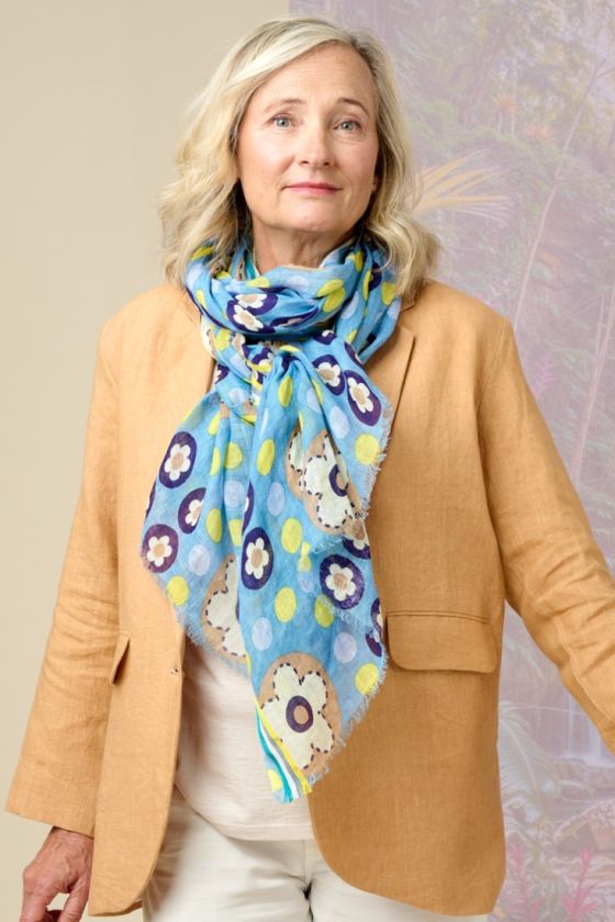 CELESTE Wool Scarf - - Storiatipic