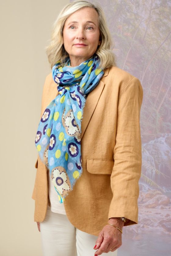 CELESTE Wool Scarf - - Storiatipic
