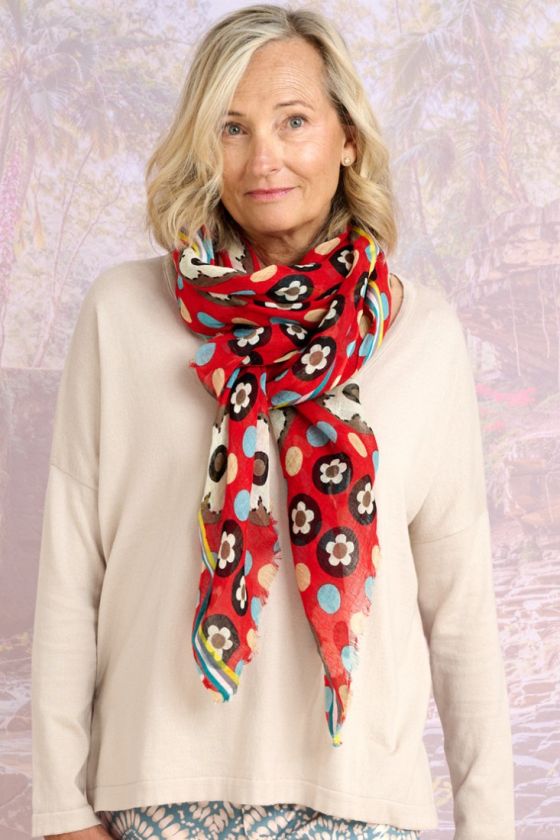 CELESTE Wool Scarf - - Storiatipic
