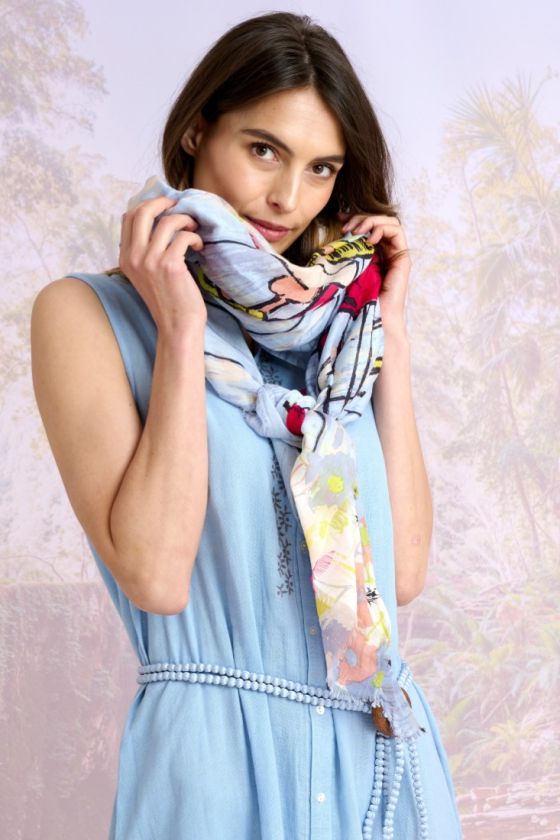 DANY Modal Scarf, Silk - - Storiatipic