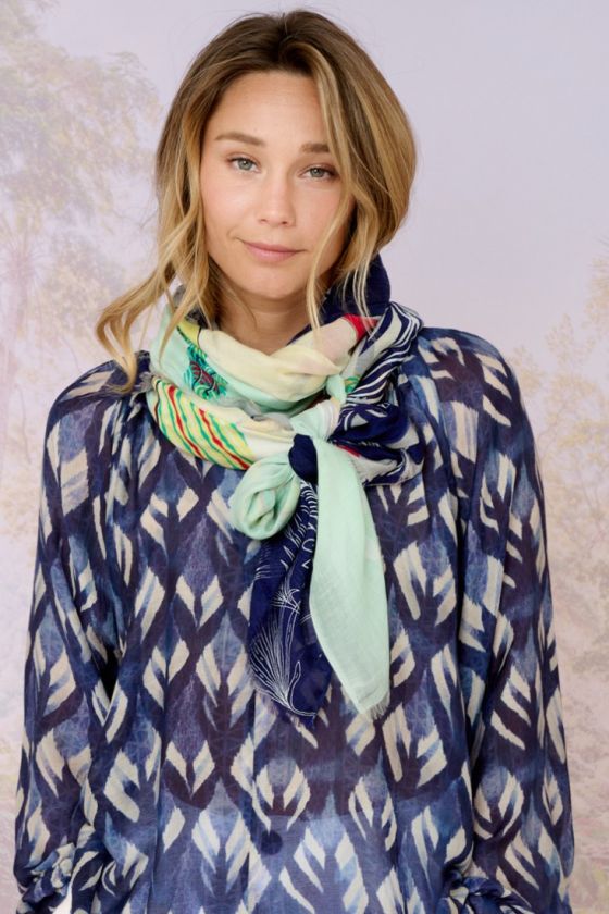 ELBE Modal Scarf, Silk - - Storiatipic
