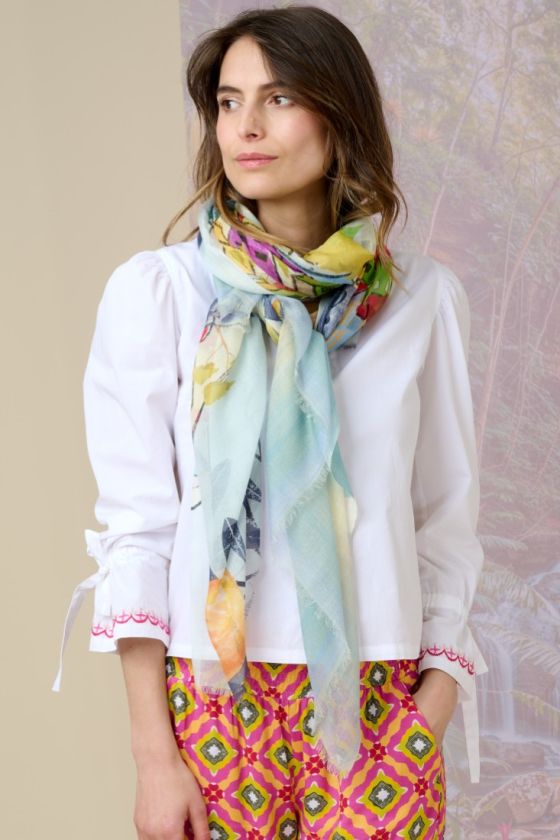 ELVIRE Modal Scarf, Silk - - Storiatipic