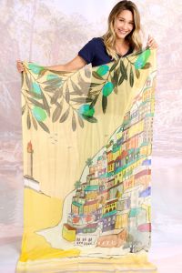 ELVIRE Modal Scarf, Silk - - Storiatipic ELVIRE Modal Scarf, Silk - - Storiatipic