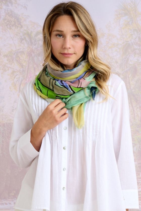 ESTELE Modal Scarf, Silk - - Storiatipic