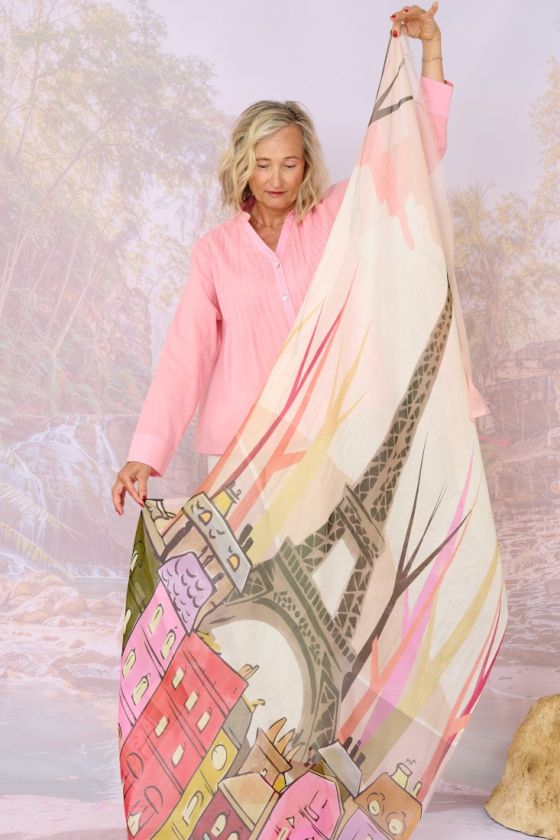 ESTELE Modal Scarf, Silk - - Storiatipic