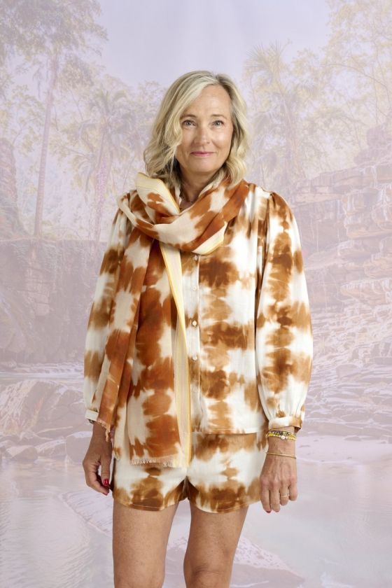IRMA Wool, Cotton Scarf - - Storiatipic