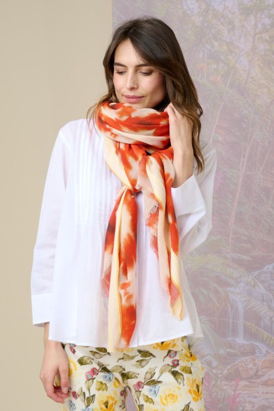 IRMA Wool, Cotton Scarf - - Storiatipic