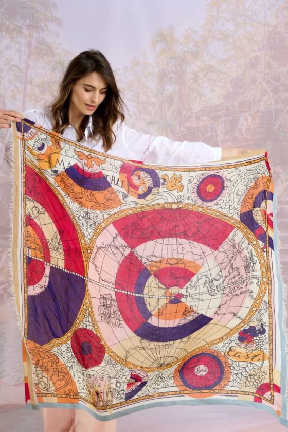 JAZZ Cotton Scarf - - Storiatipic