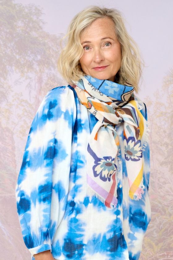 MIMA Cotton Scarf, Modal - - Storiatipic