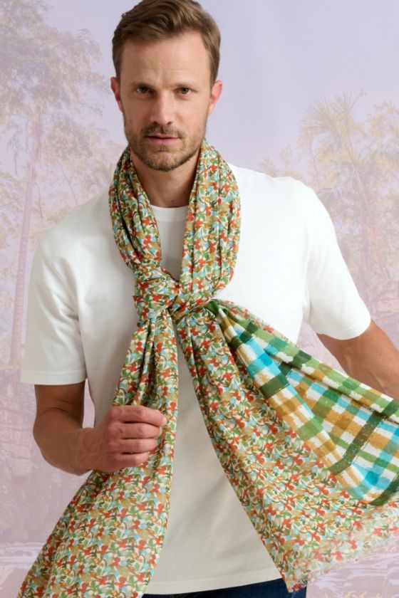 BONZAI Cotton Scarf - - Storiatipic