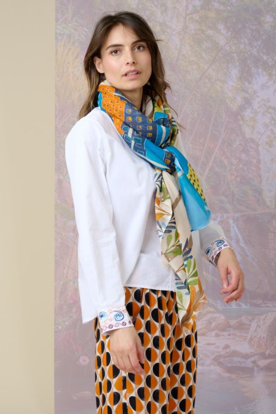 CARMEL Cotton Scarf - - Storiatipic