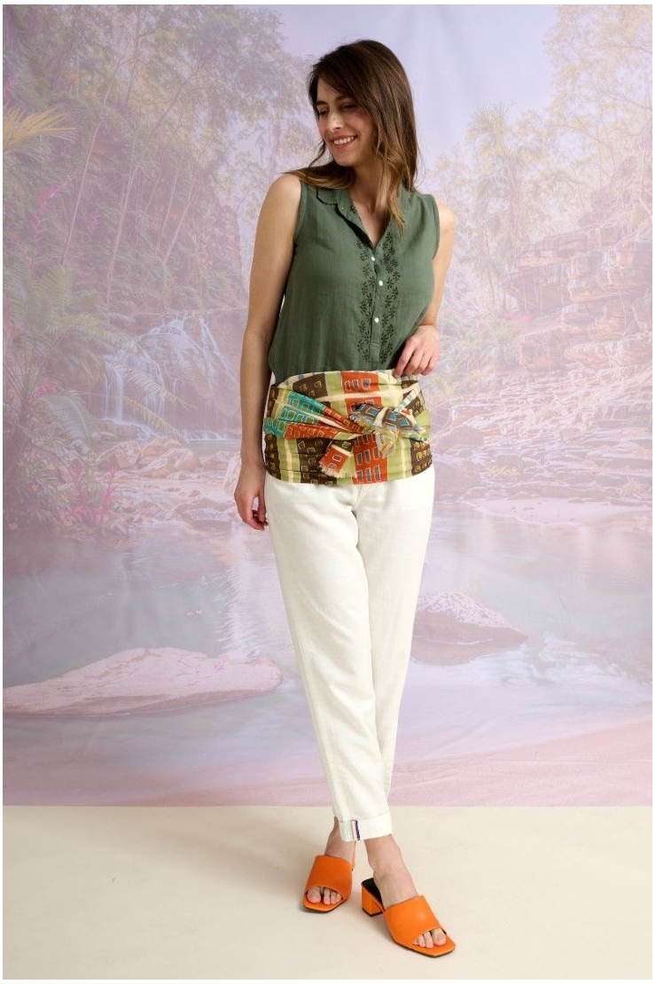 Bufanda de algodón CARMEL - - Storiatipic