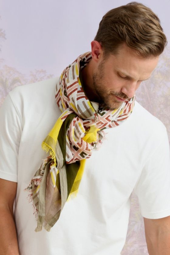 CLAY Cotton Scarf - - Storiatipic