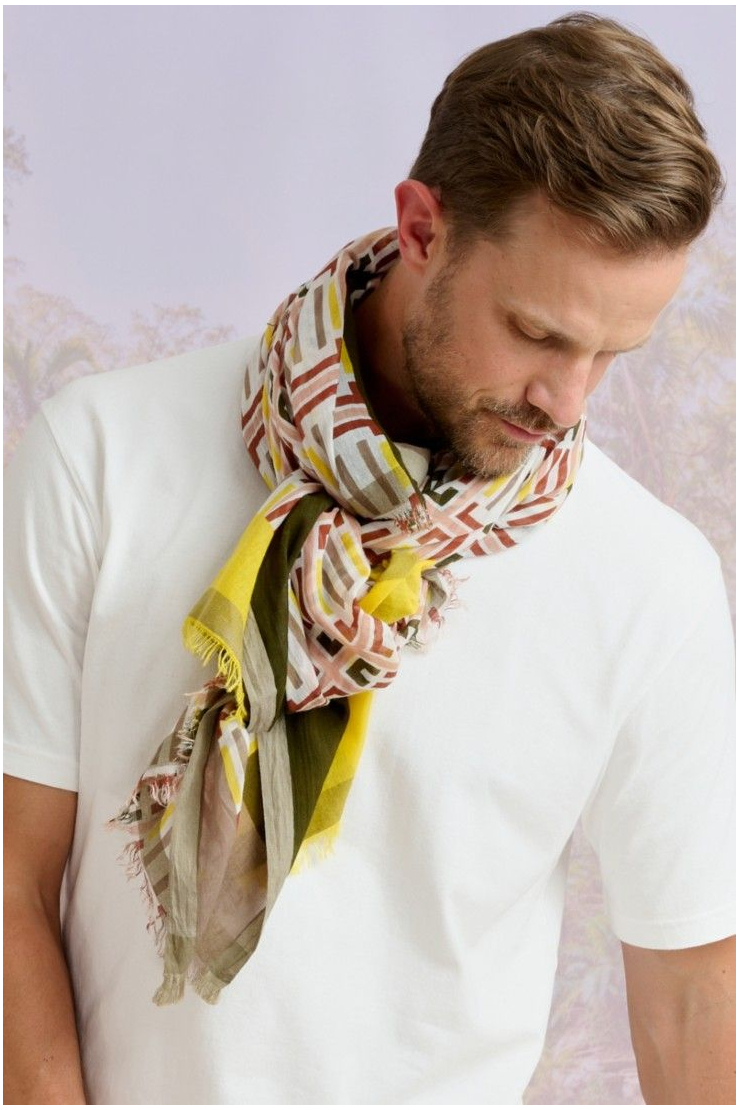 Bufanda de algodón CLAY - - Storiatipic