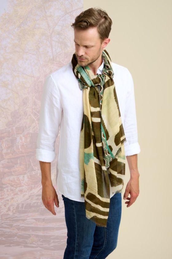 EVAN Modal Scarf, Wool - - Storiatipic