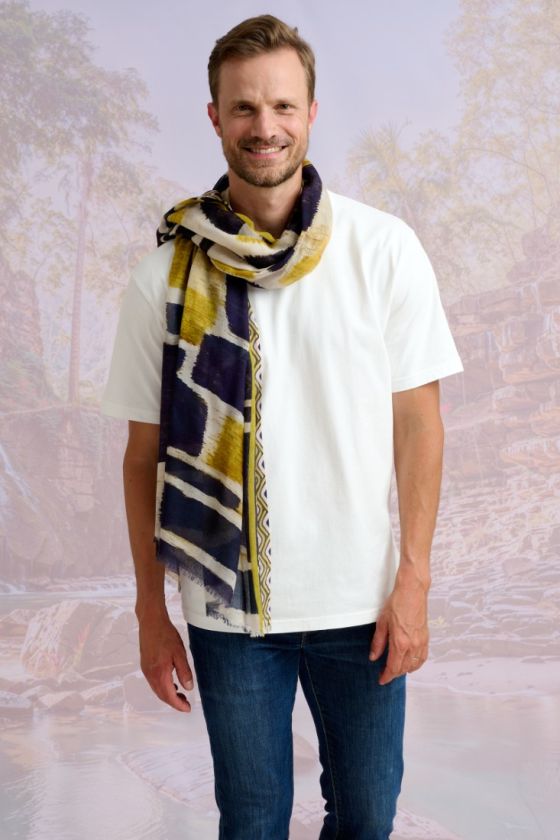 EVAN Modal Scarf, Wool - - Storiatipic