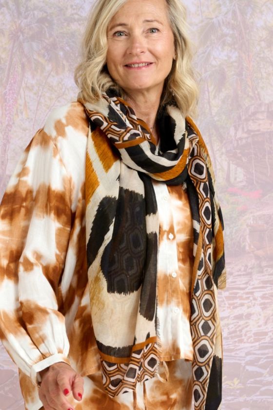 EVAN Modal Scarf, Wool - - Storiatipic
