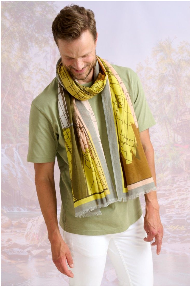 Bufanda de algodón GONES - - Storiatipic