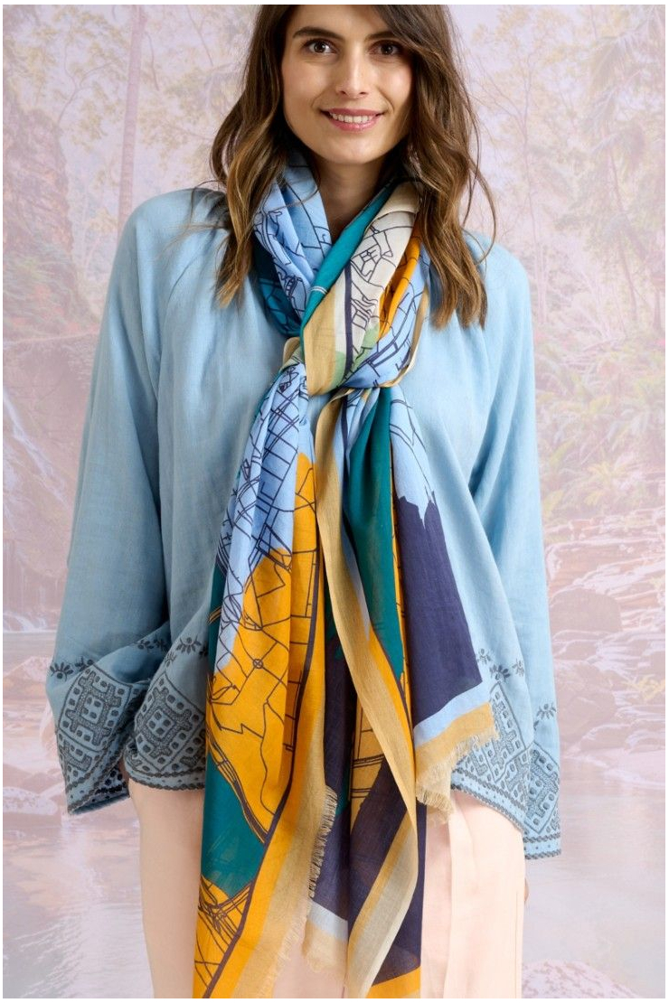 Bufanda de algodón GONES - - Storiatipic