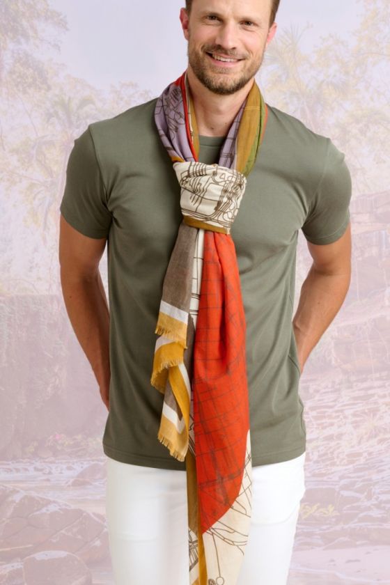 GONES Cotton Scarf - - Storiatipic