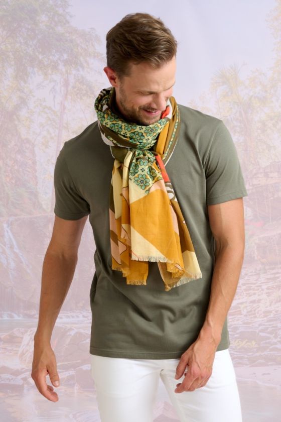 KURO Cotton Scarf - - Storiatipic