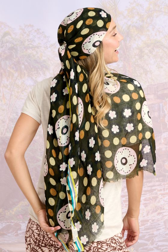 CELESTE Wool Scarf - - Storiatipic
