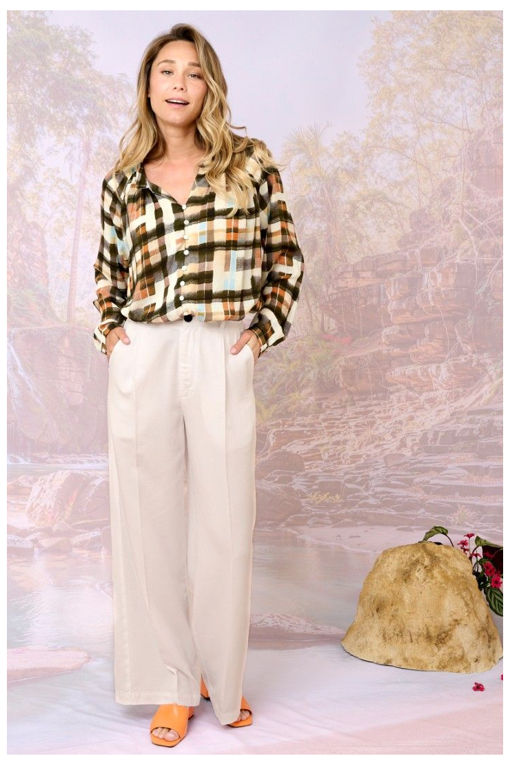 AGNES KILT Blouses & Chemises en Modal - - Storiatipic