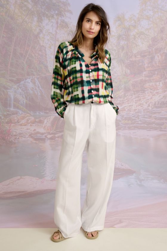 AGNES KILT Blouses & Chemises en Modal - - Storiatipic