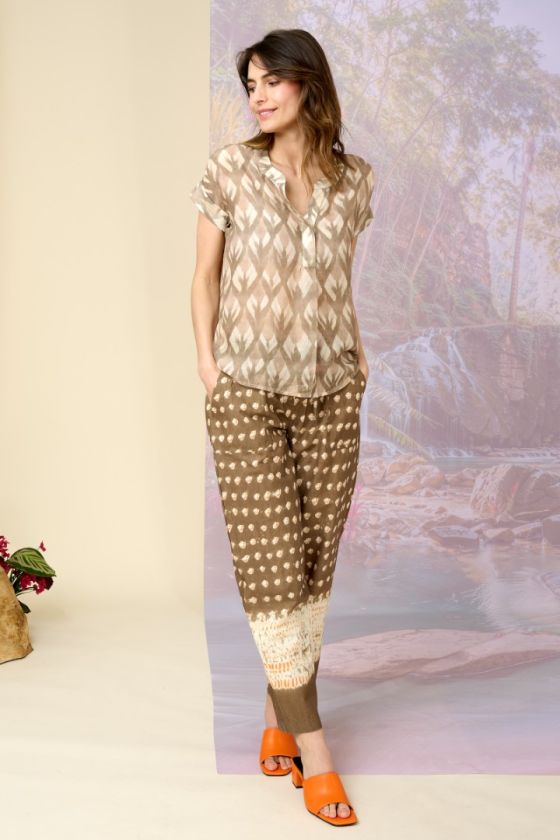 ANA IKAT Blouses & Chemises en Modal, Viscose - - Storiatipic