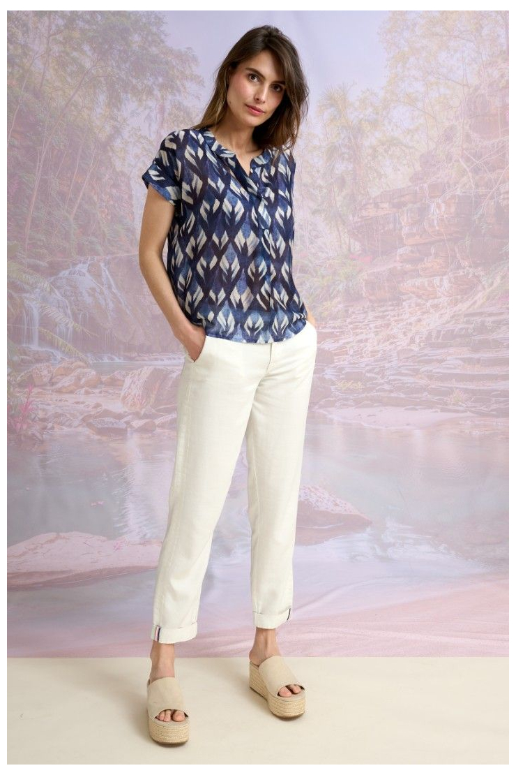 ANA IKAT Blusas y camisas modales, viscosa - - Storiatipic