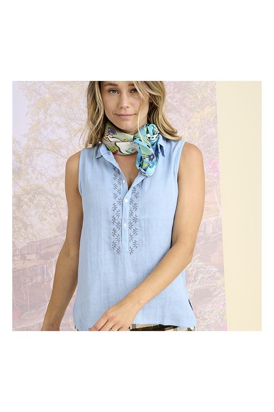 CIAO Blusas y camisas de algodón liso para mujer | Storiatipic
