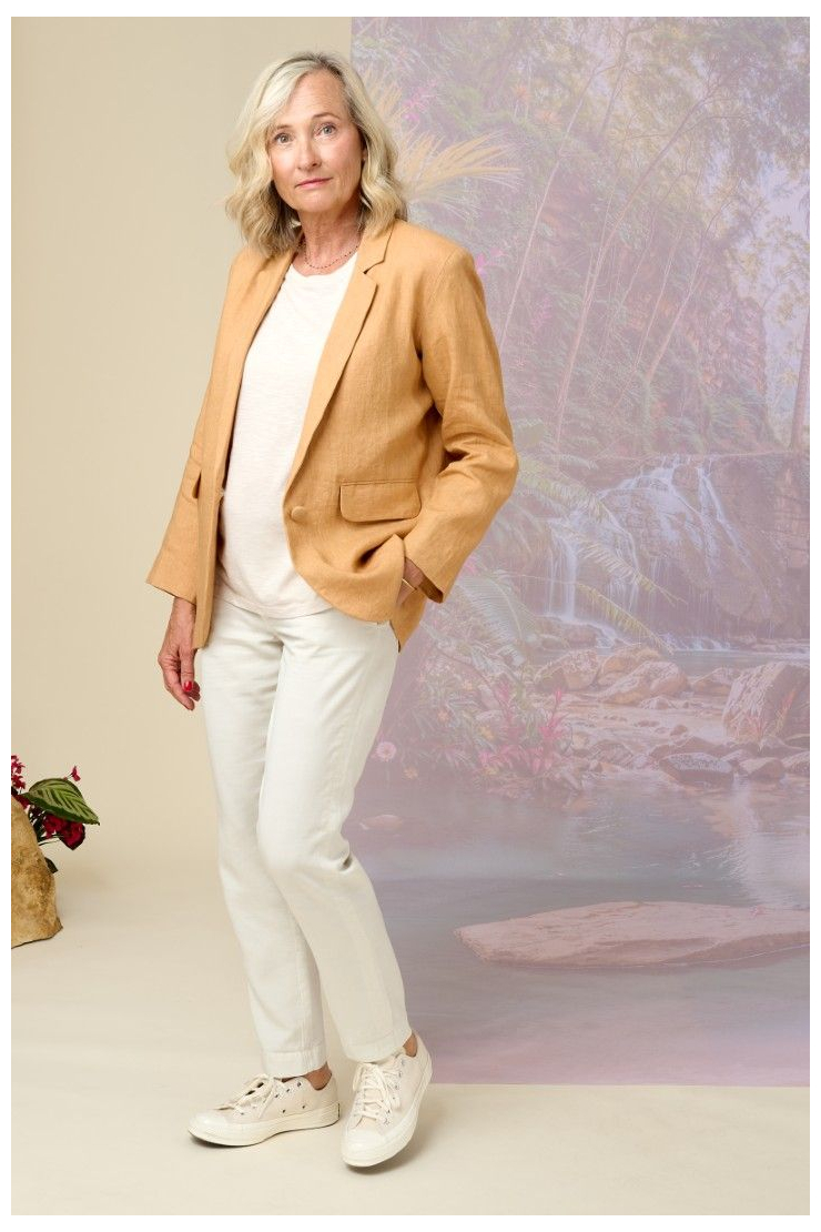 CLARA UNI Manteaux & Vestes en Lin - - Storiatipic