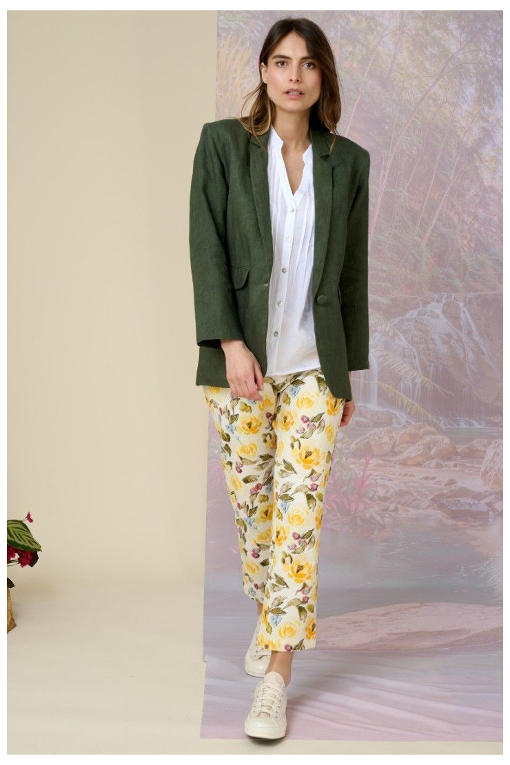 CLARA UNI Abrigos y chaquetas de lino - - Storiatipic