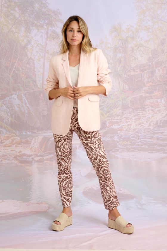 CLARA UNI Abrigos y chaquetas de lino - - Storiatipic