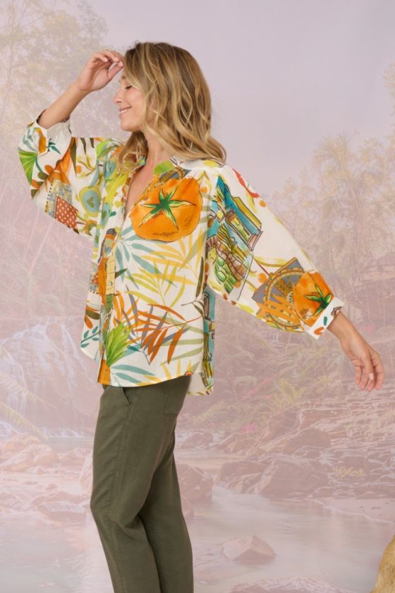 COCO EDWIGE Blusas y camisas de algodón - - Storiatipic