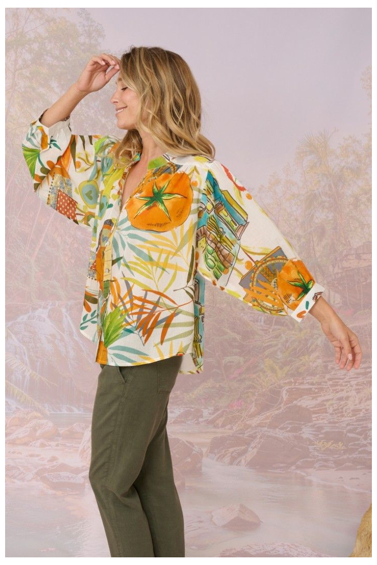 COCO EDWIGE Blusas y camisas de algodón - - Storiatipic