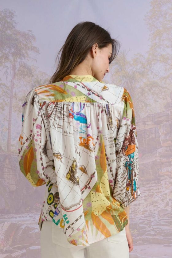 COCO FLORIDA Blouses & Chemises en Coton - - Storiatipic