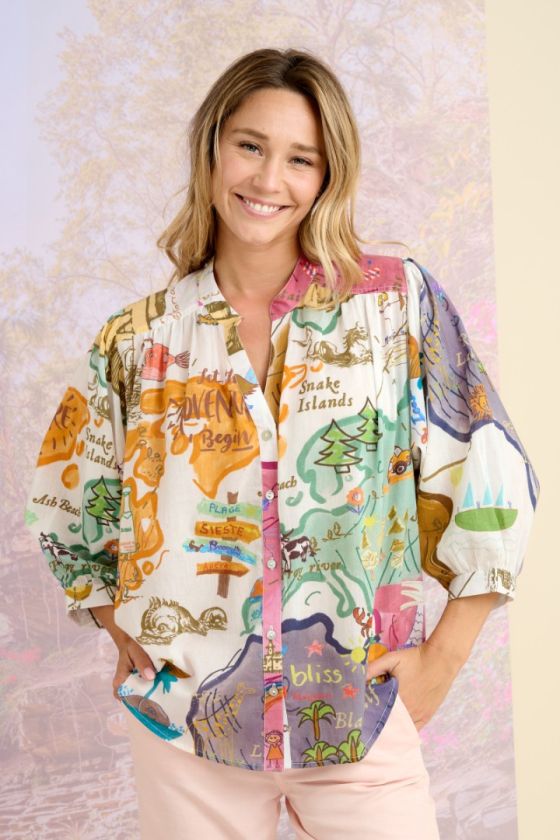 COCO MAP Blouses & Chemises en Coton - - Storiatipic