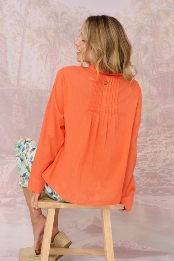 ELSA UNI Blouses & Chemises en Coton - - Storiatipic