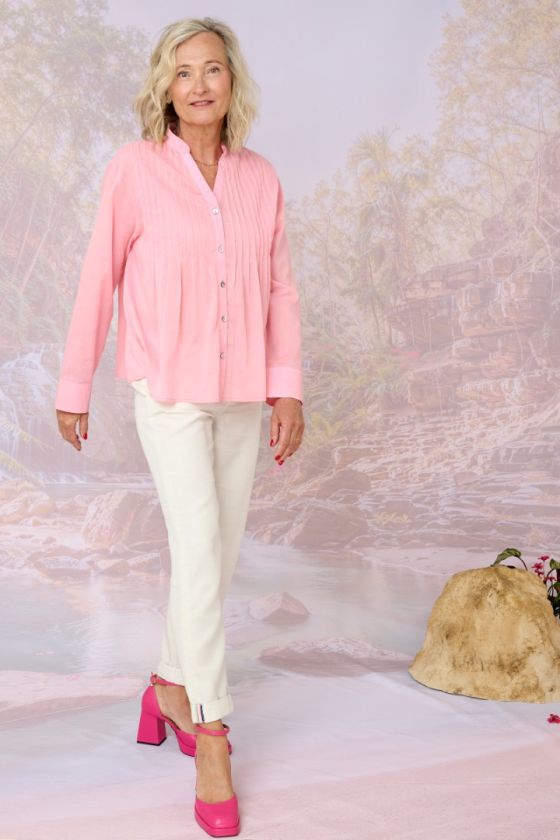 ELSA UNI Blouses & Chemises en Coton - - Storiatipic