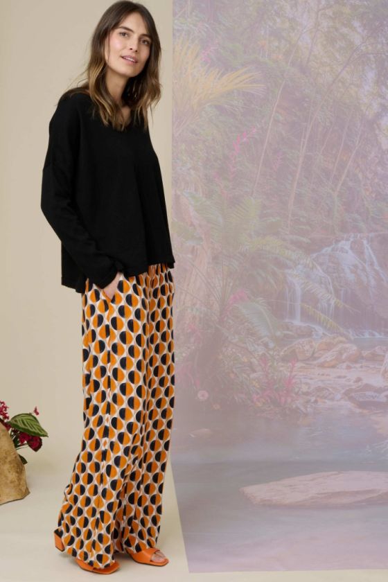EMILE GO Pantalons & Shorts en Viscose - - Storiatipic
