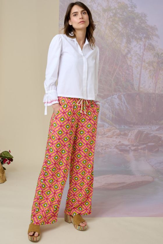 EMILE PORTO Pantalons & Shorts en Viscose - - Storiatipic