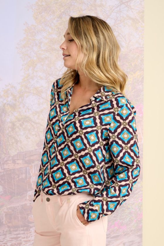 FRAN PORTO Blouses & Chemises en Modal - - Storiatipic