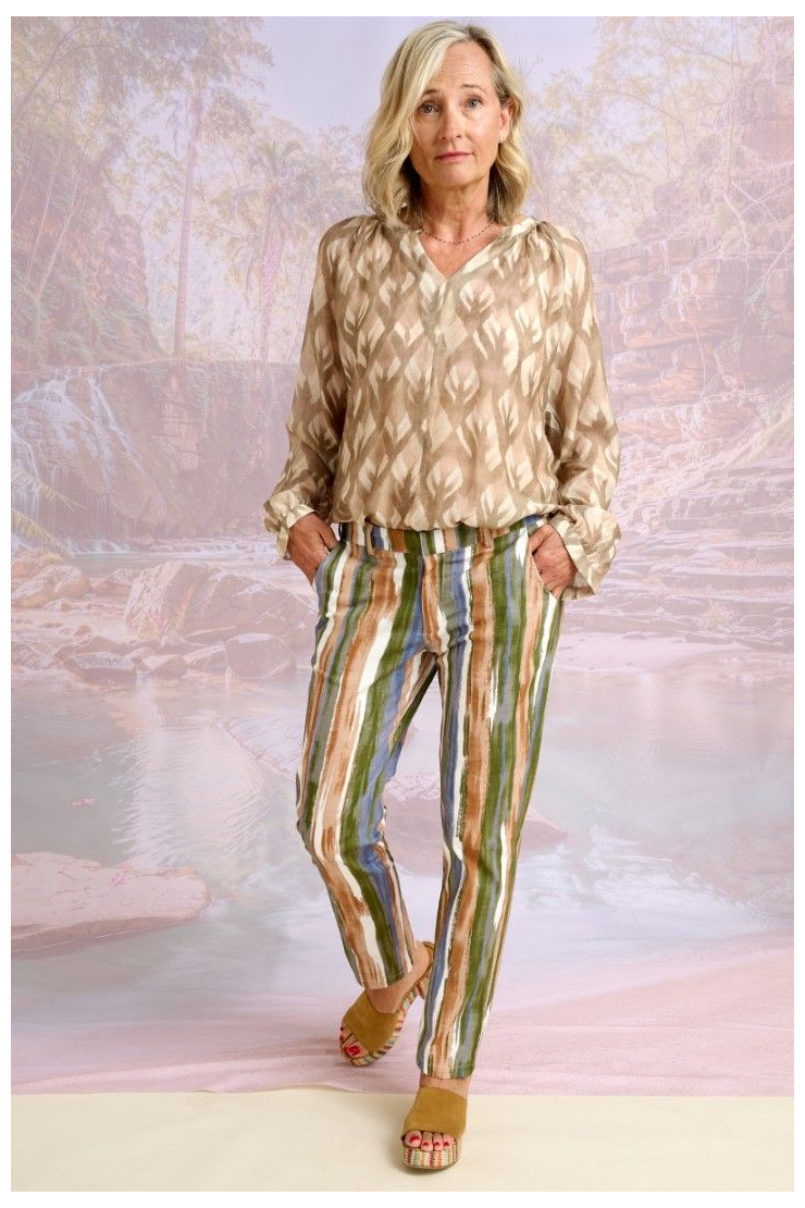 IRIS IKAT Blusas y camisas Modal, Viscosa - - Storiatipic