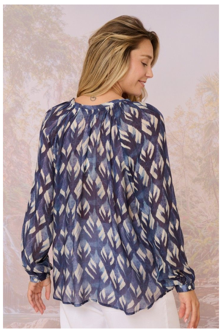 IRIS IKAT Blusas y camisas Modal, Viscosa - - Storiatipic