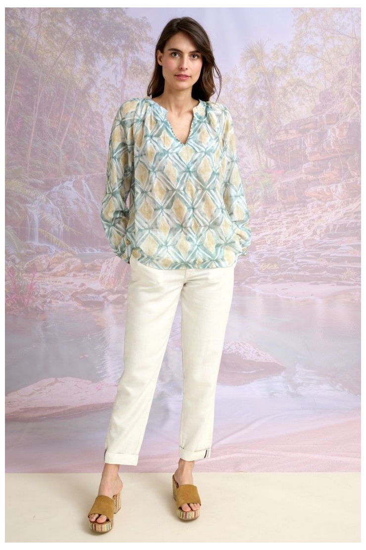 IRIS LOSA Blusas y camisas de algodón - - Storiatipic